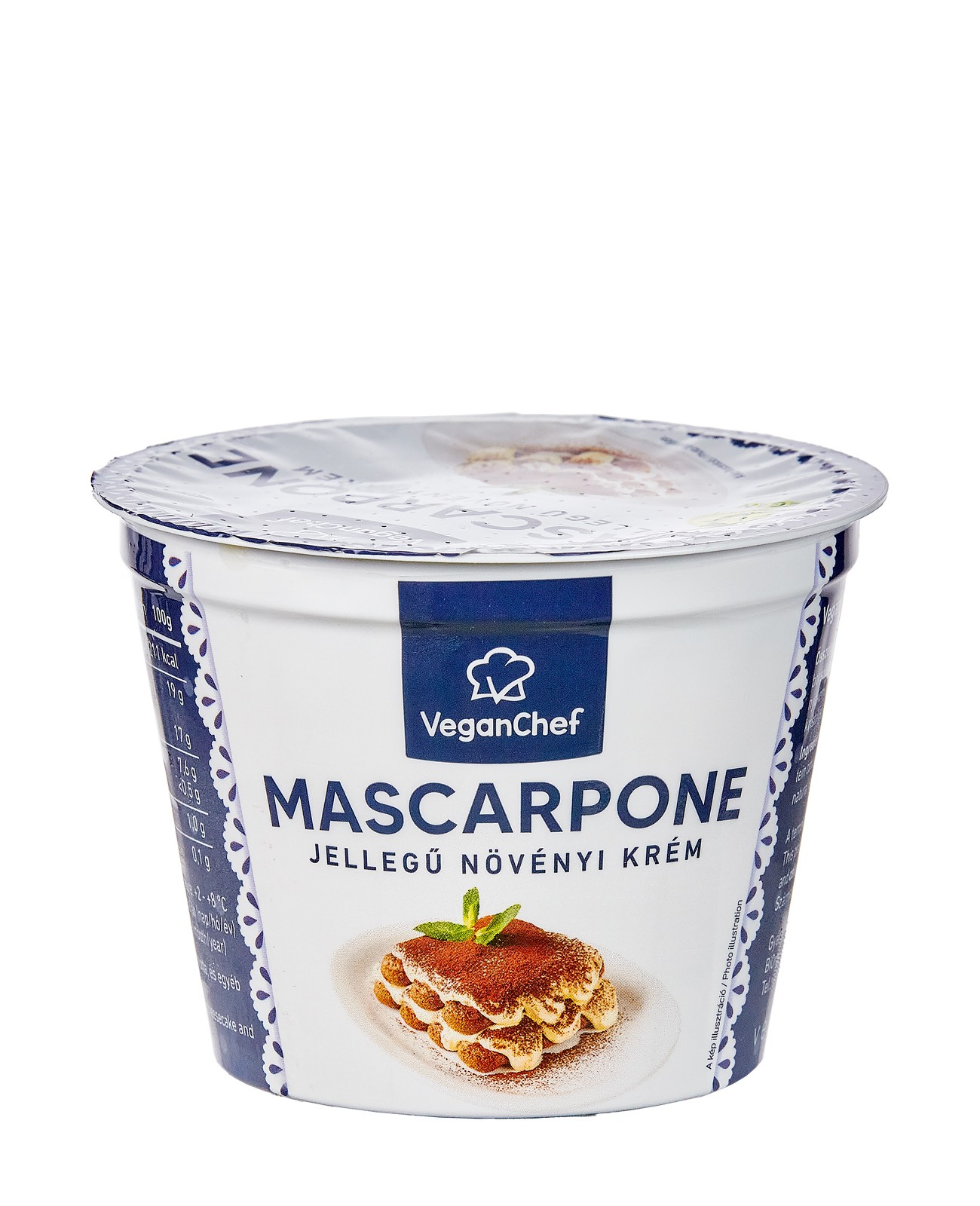 CREMA MASCARPONE vegana 250gr Fara lapte fara lactoza fara gluten Ideala pt tiramisu,cheesecake, VALABILITATE FEBRUARIE 2026