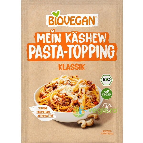 TOPPING VEGAN CLASIC ECO CAJU  50GR BIOVEGAN PT PASTE,PIZZA,RISOTTO,SOSURI ALTERNATIVA LA PARMEZANUL RAS 