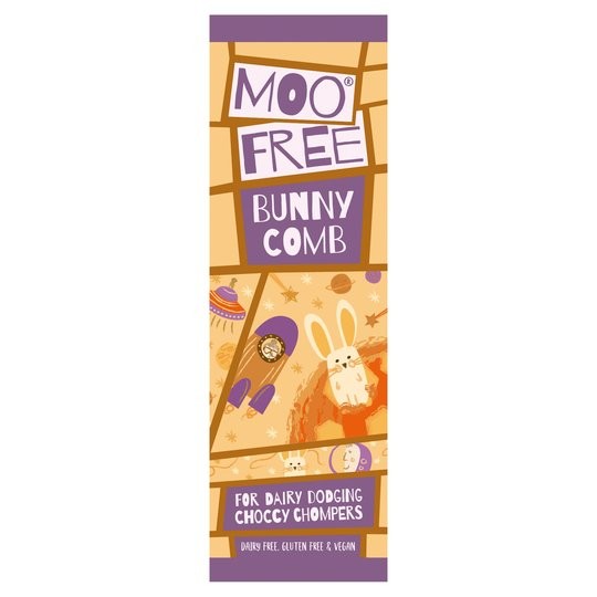 BATON BUNNYCOMB MINI MOOS   20GR  CIOCOLATA MOO FREE CARAMEL 20 GR FARA LAPTE,FARA LACTOZA,FARA SOIA,FARA GLUTEN,FARA ARAHIDE 