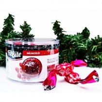 BOMBOANE DE POM VEGANE FARA GLUTEN SI FARA ZAHAR ADAUGAT CU ZMEURA  FIT BITE 200GR   FARA GLUTEN FARA LAPTE FARA LACTOZA  CU INDULCITORI NATURALI                      