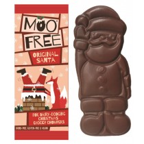 MOS CRACIUN DE CIOCOLATA  32GR FARA LAPTE,FARA GLUTEN,FARA LACTOZA,FARA SOIA,FARA OU,FARA NUCIFERE,FARA ARAHIDE FARA URME DE ALERGENI  