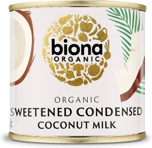 LAPTE  DE COCOS CONDENSAT  BIO  BIONA 210ML  FARA LAPTE,FARA LACTOZA