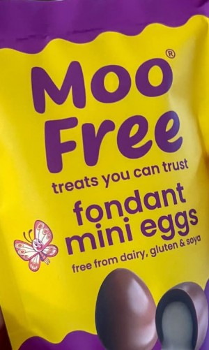 MINI OUA  DE CIOCOLATA UMPLUTE CU CREMA FONDANT CREMOS  84GR FARA LAPTE FARA LACTOZA FARA GLUTEN FARA SOIA FARA NUCIFERE FARA ARAHIDE FARA URME STOC LIMITAT