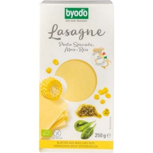   BYODO   LASAGNA  ECO   PORUMB OREZ   FARA GLUTEN  BIO    250GR                        FARA GLUTEN,FARA OU