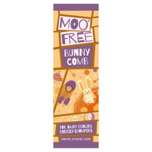 BATON BUNNYCOMB MINI MOOS   20GR  CIOCOLATA MOO FREE CARAMEL 20 GR FARA LAPTE,FARA LACTOZA,FARA SOIA,FARA GLUTEN,FARA ARAHIDE 